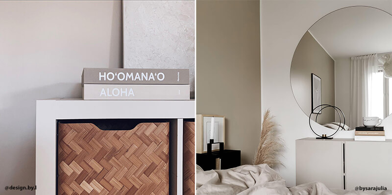 Schlafzimmer im skandinavischen Stil 